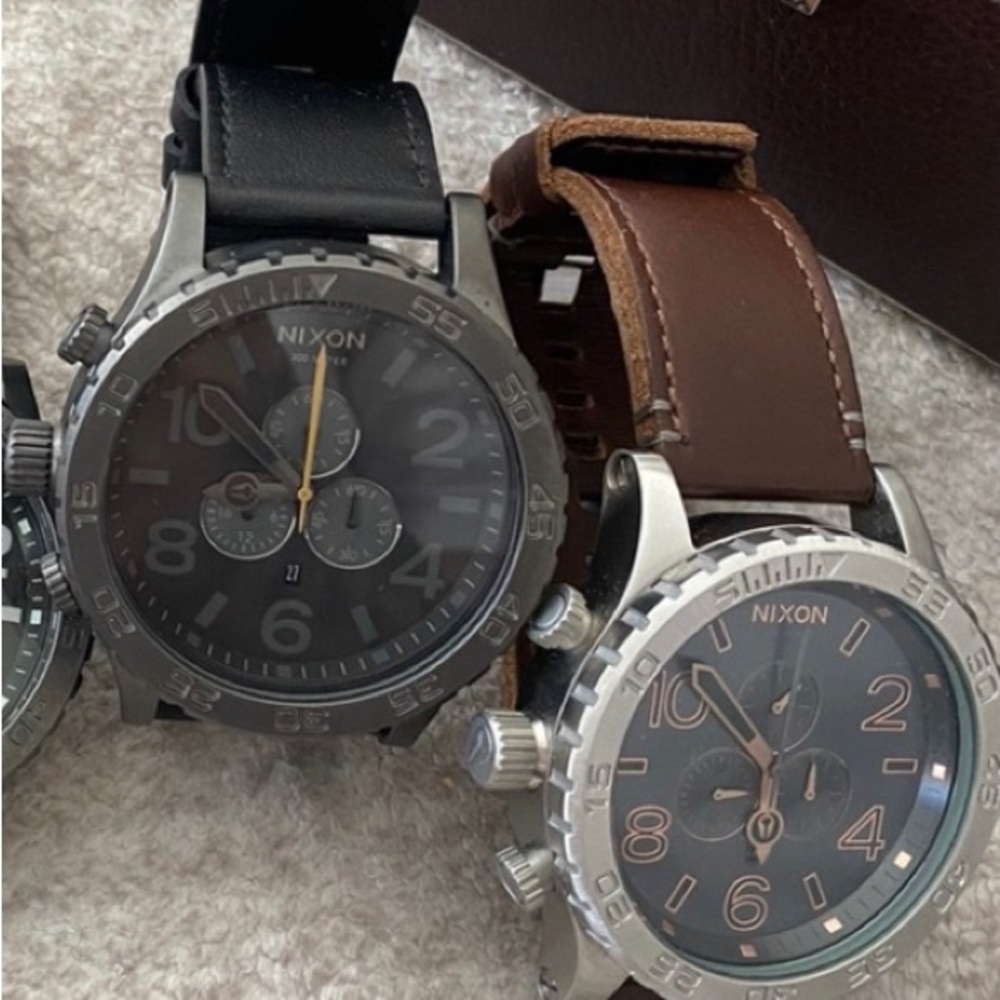 Nixon watch set, 51-30 chrono Simplify, 300M stainless steel, only 2 left,